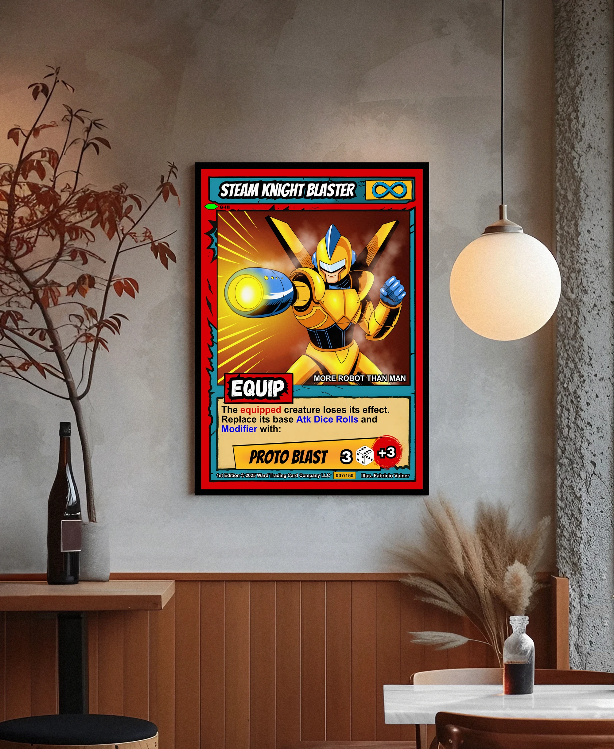 Steam Knight Blaster Fantasy Wall Art from Ward TCG - Image 5