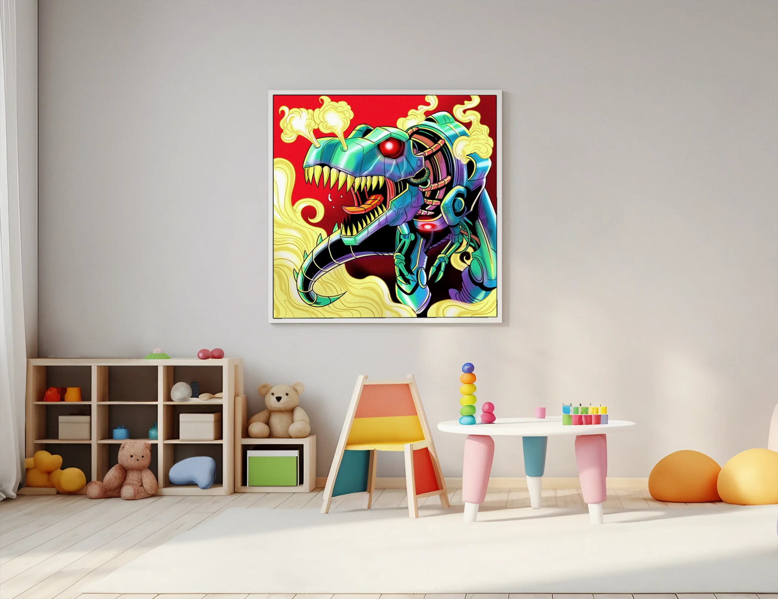 Steam Rex Art Fantasy Wall Art from Ward TCG - Image 3