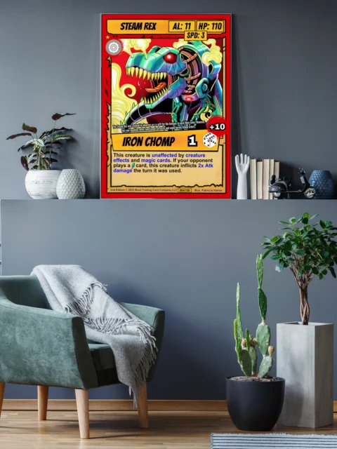 Steam Rex Fine Art Canvas from Ward TCG