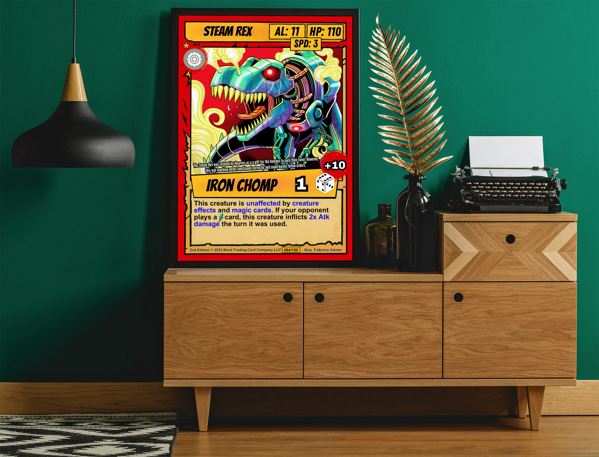 Steam Rex Fine Art Canvas from Ward TCG - Image 5