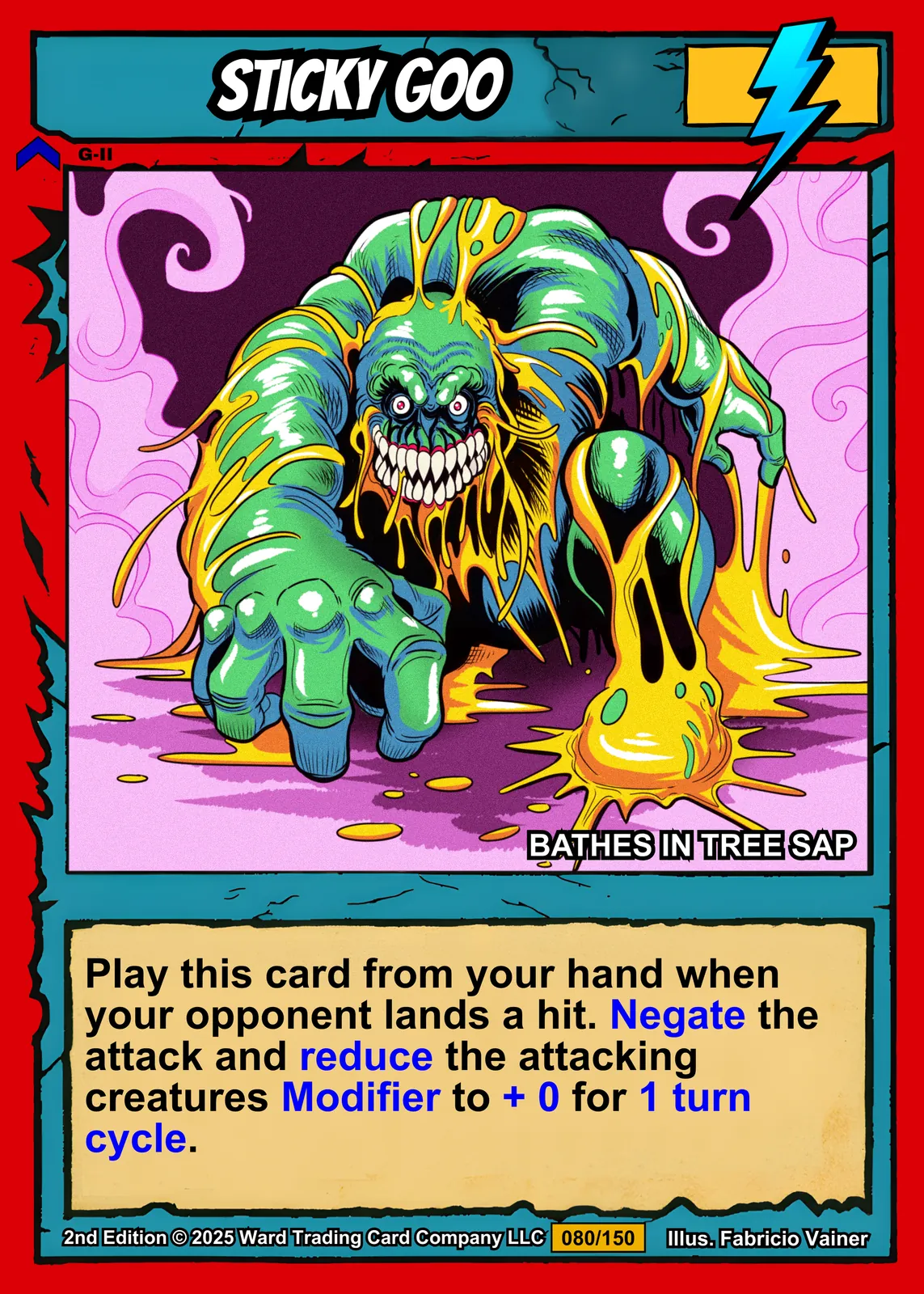Sticky Goo Fantasy Art Print from Ward TCG - Image 2