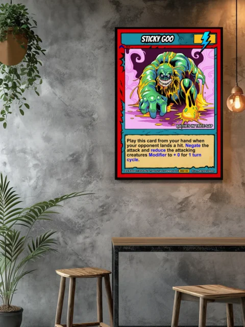 Sticky Goo Fantasy Art Print from Ward TCG