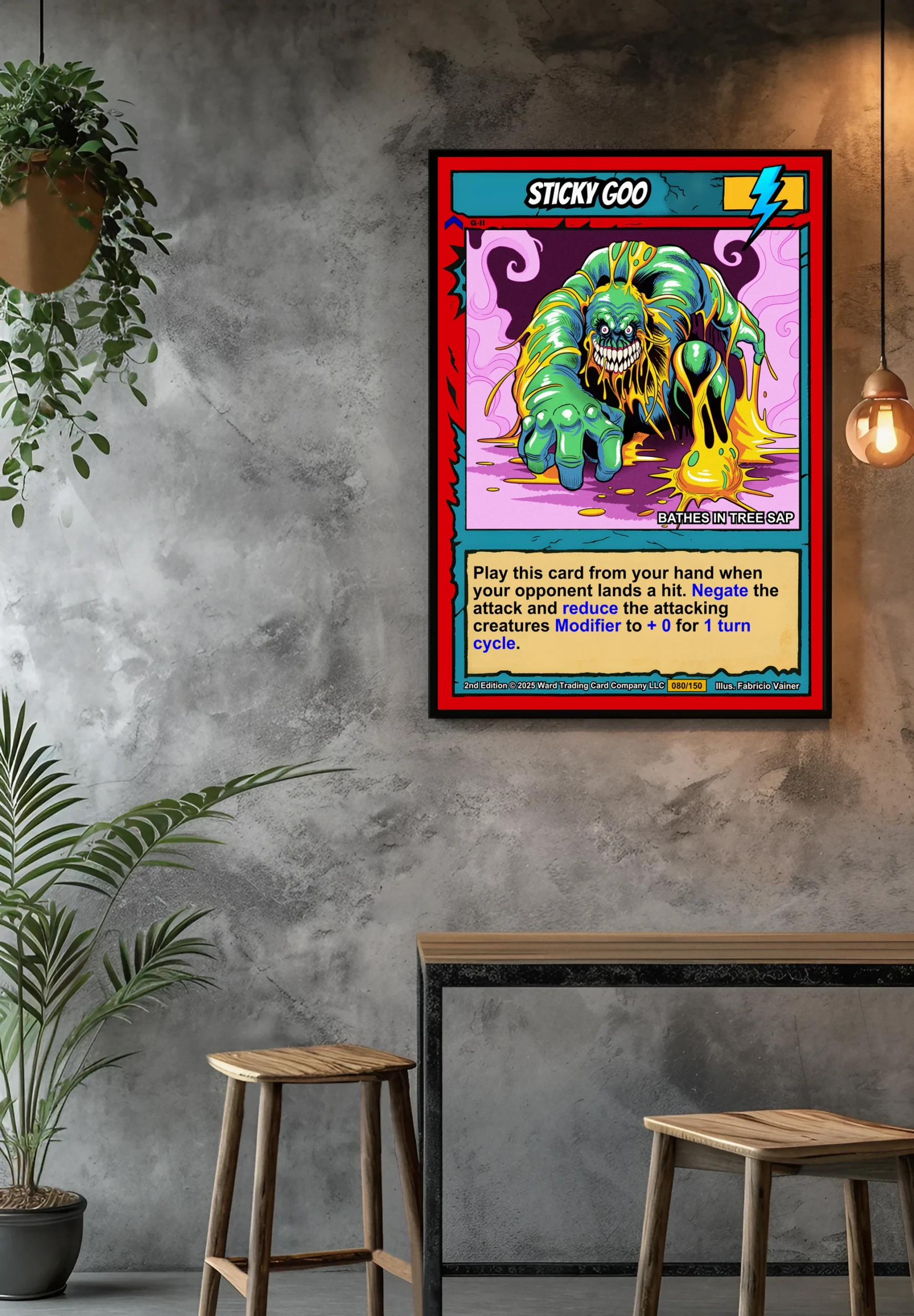 Sticky Goo Fantasy Art Print from Ward TCG