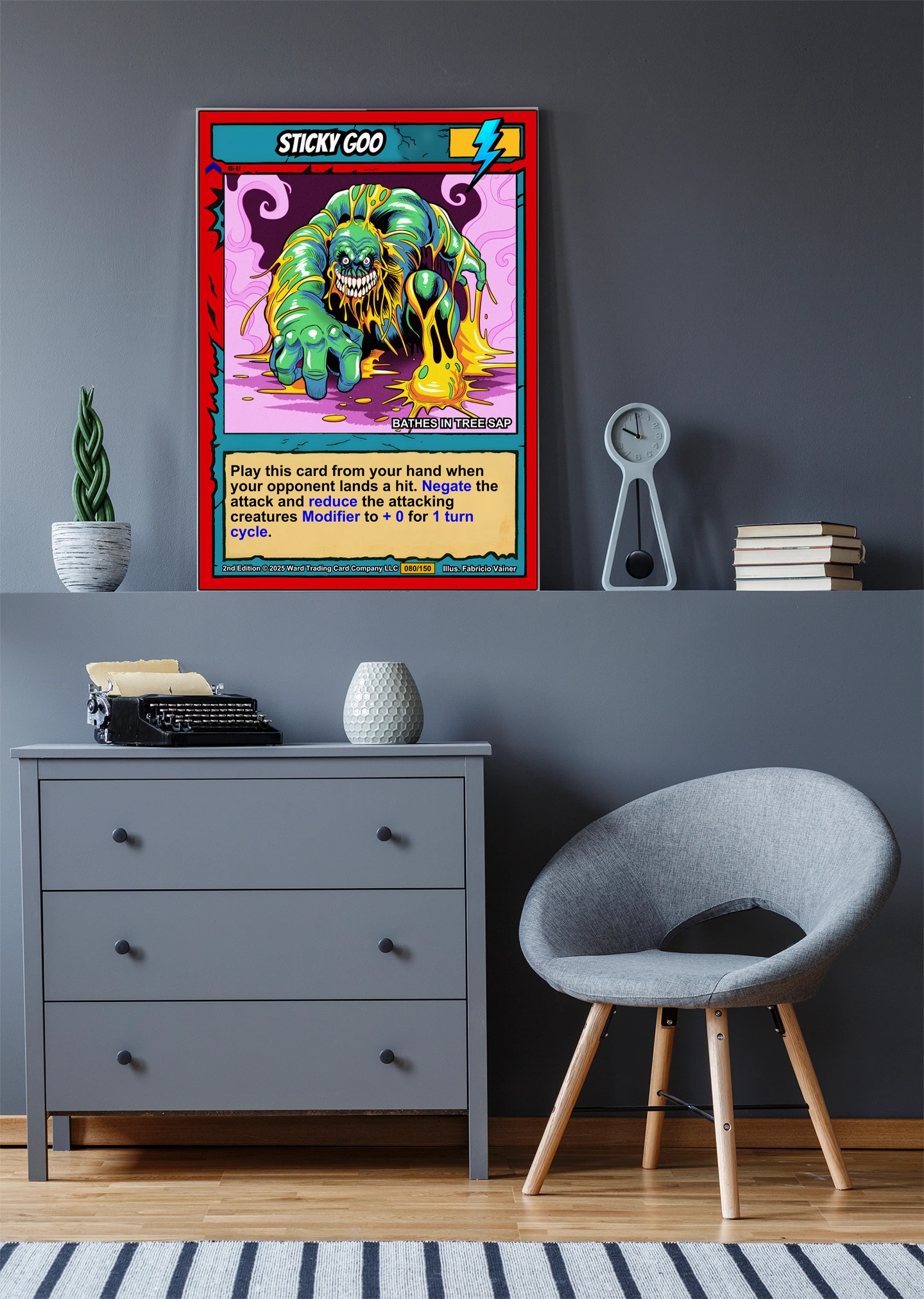 Sticky Goo Fantasy Art Print from Ward TCG - Image 3