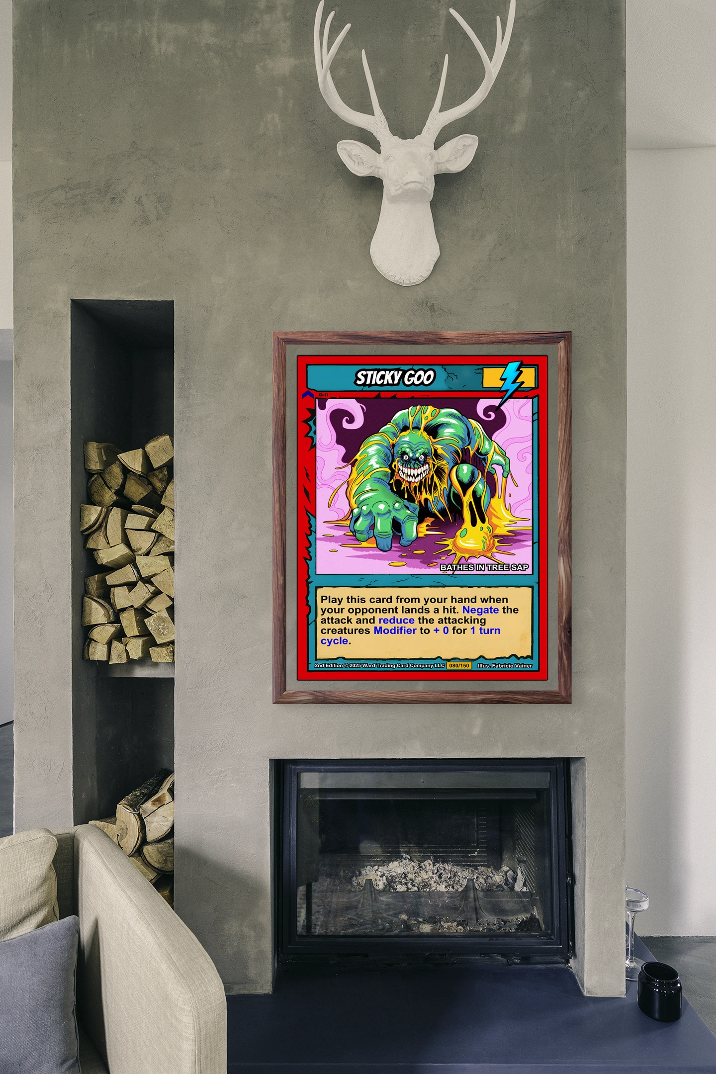 Sticky Goo Fantasy Art Print from Ward TCG - Image 4