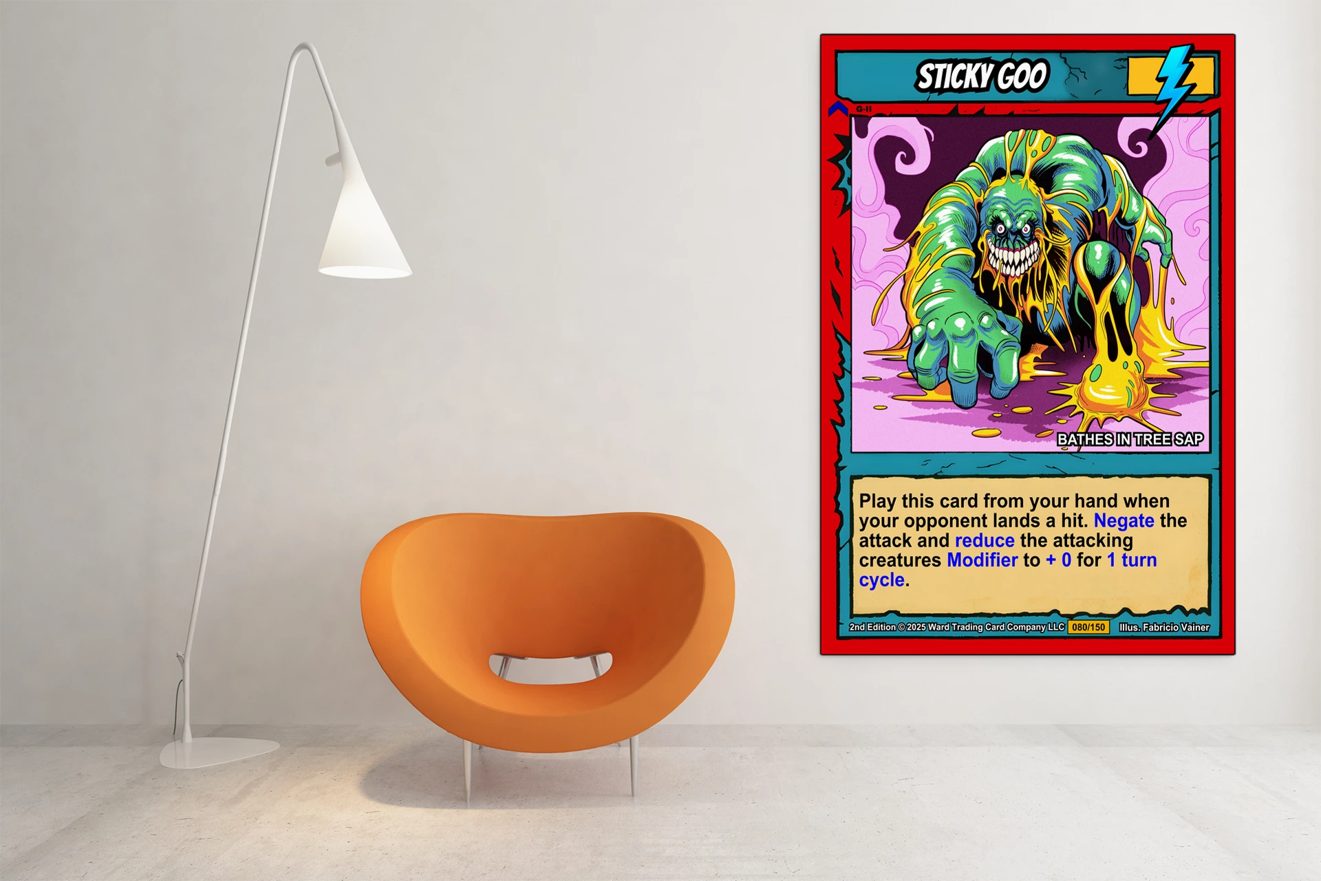 Sticky Goo Fantasy Art Print from Ward TCG - Image 5