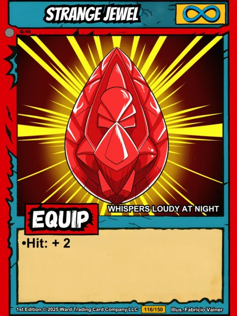 Alternative view of Strange Jewel Canvas Wall Art from Ward TCG