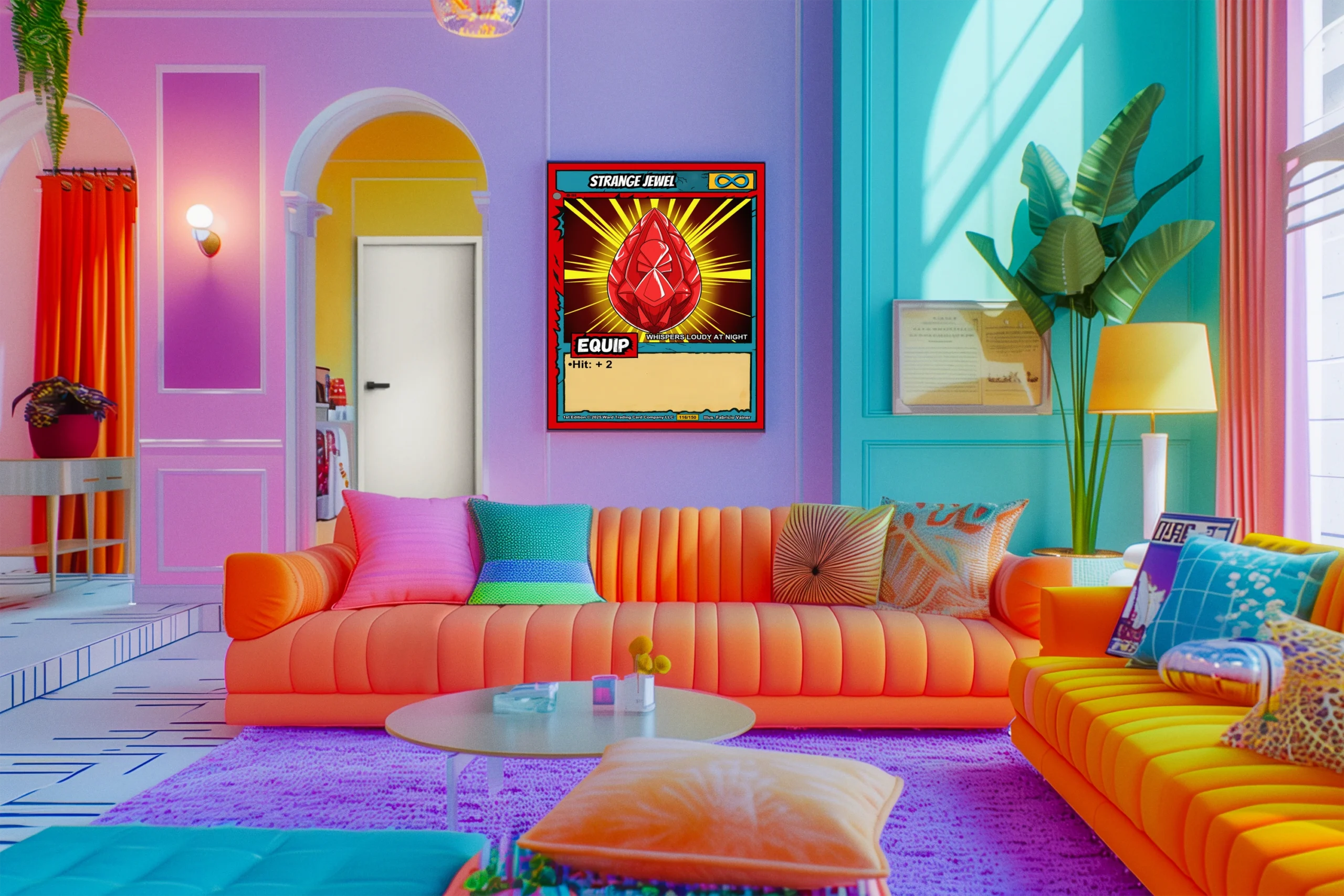 Strange Jewel Canvas Wall Art from Ward TCG - Image 3