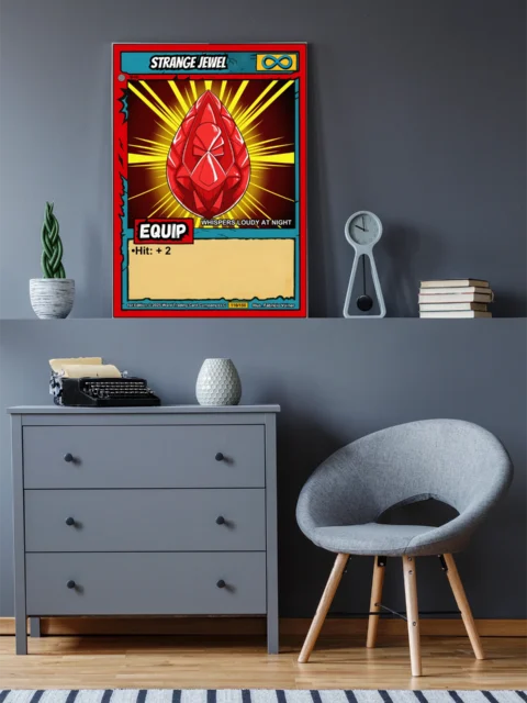 Strange Jewel Canvas Wall Art from Ward TCG