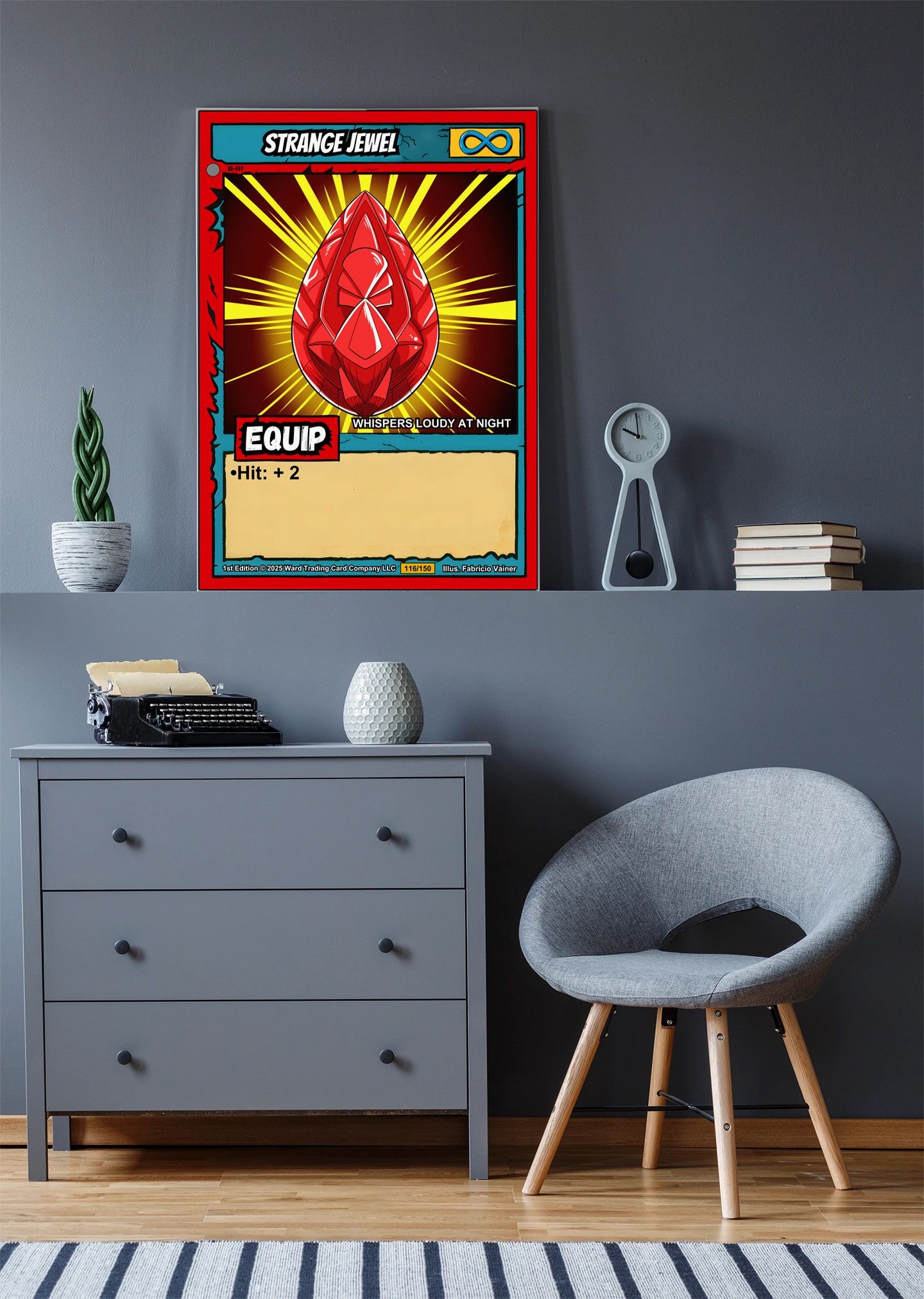 Strange Jewel Canvas Wall Art from Ward TCG