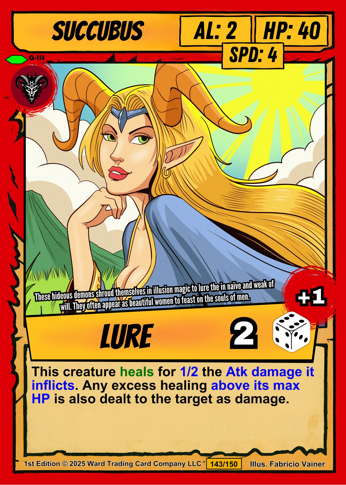 Succubus Canvas Print from Ward TCG - Image 2