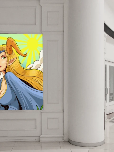 Succubus Art Fine Art Canvas from Ward TCG