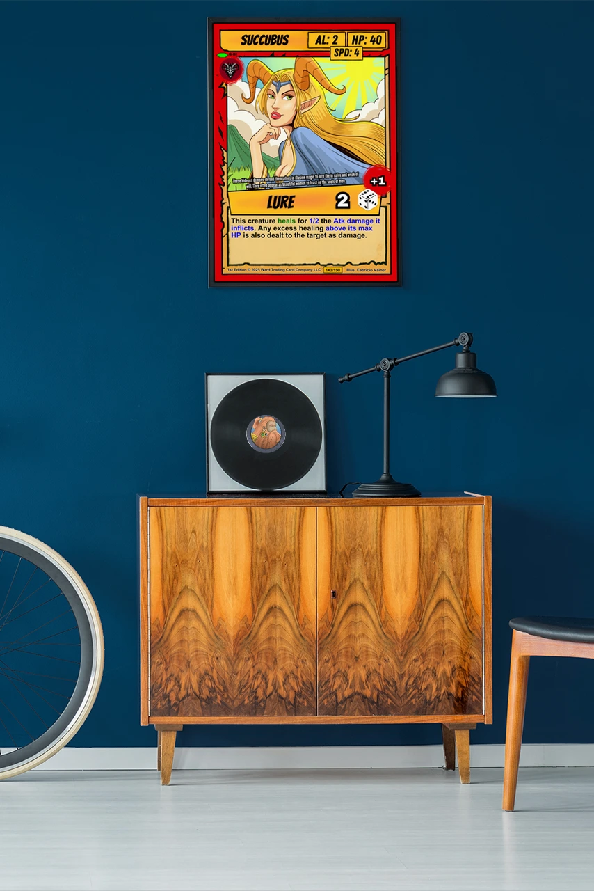 Succubus Canvas Print from Ward TCG - Image 3