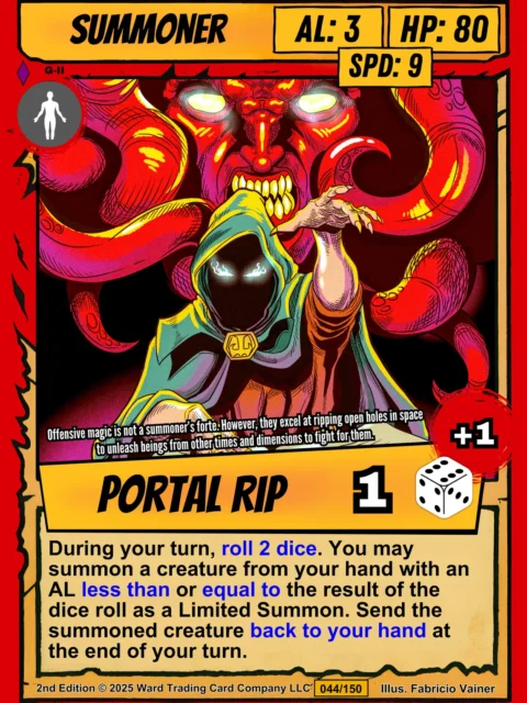 Alternative view of Summoner Canvas Print from Ward TCG