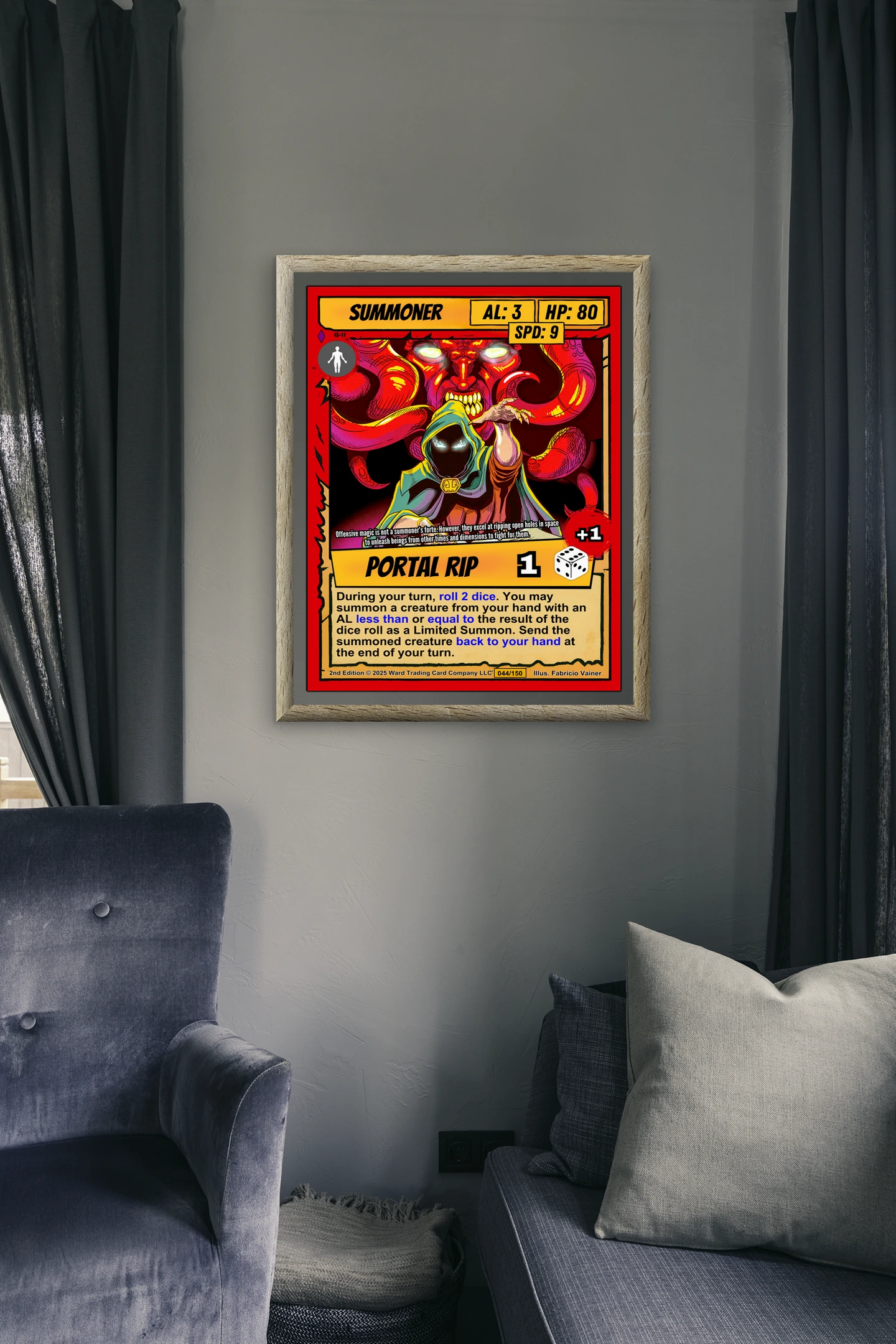 Summoner Canvas Print from Ward TCG - Image 4