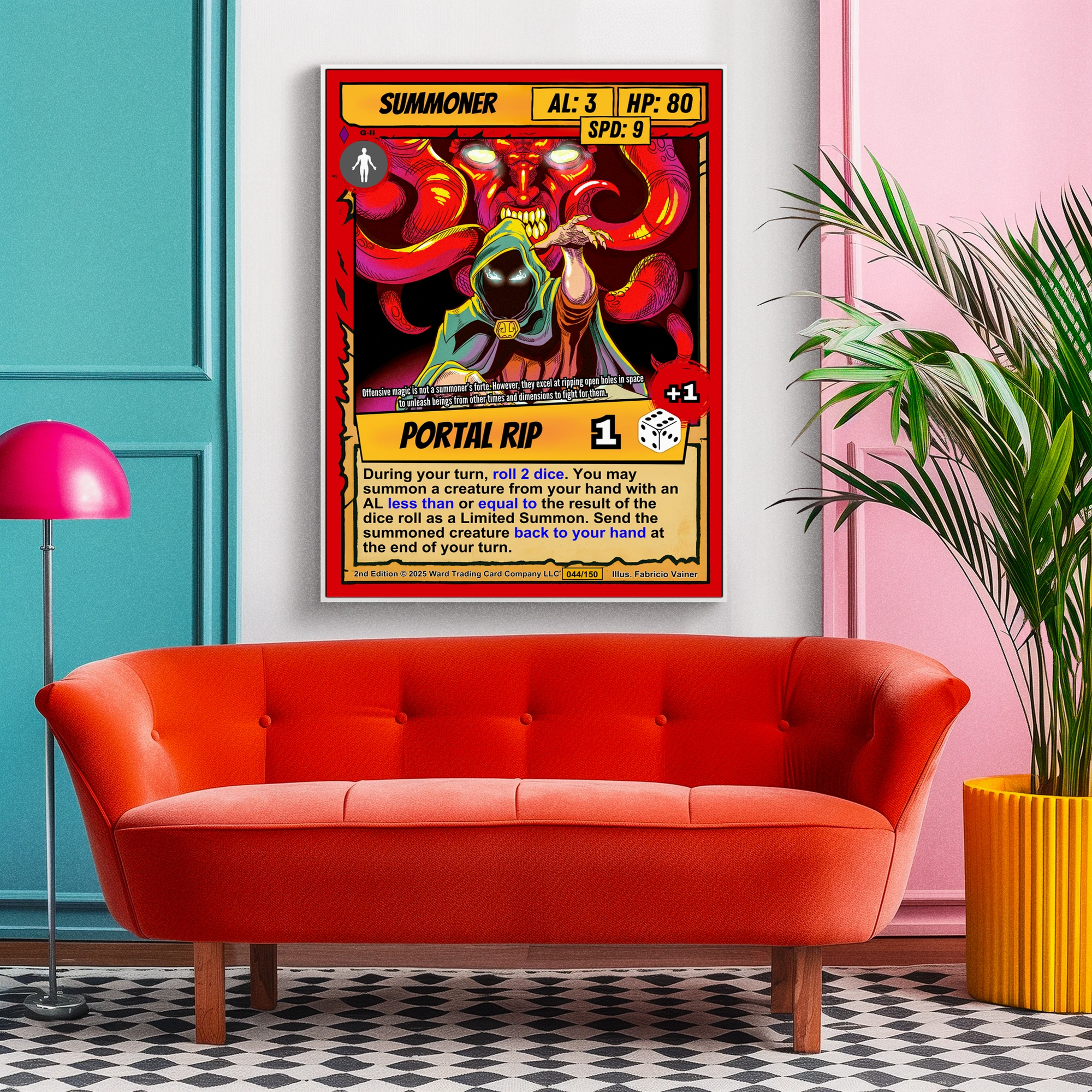 Summoner Canvas Print from Ward TCG - Image 5