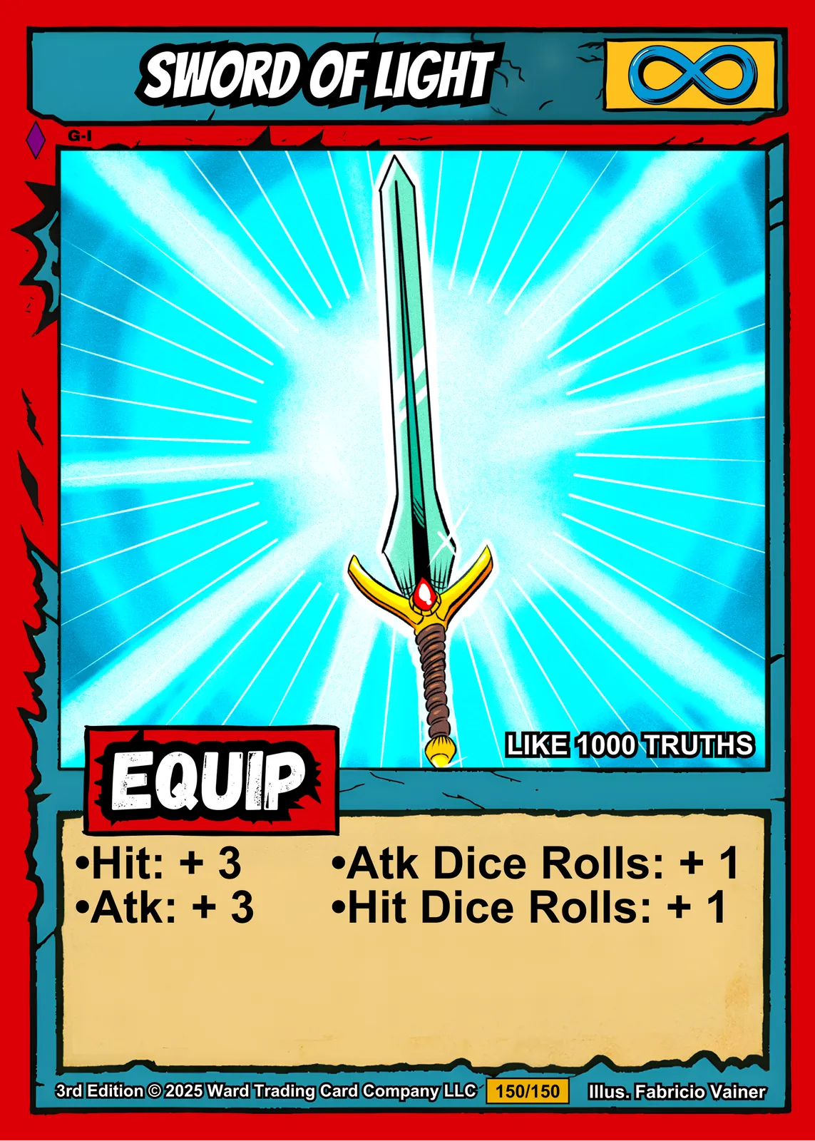 Sword Of Light Gallery Archival Print from Ward TCG - Image 2