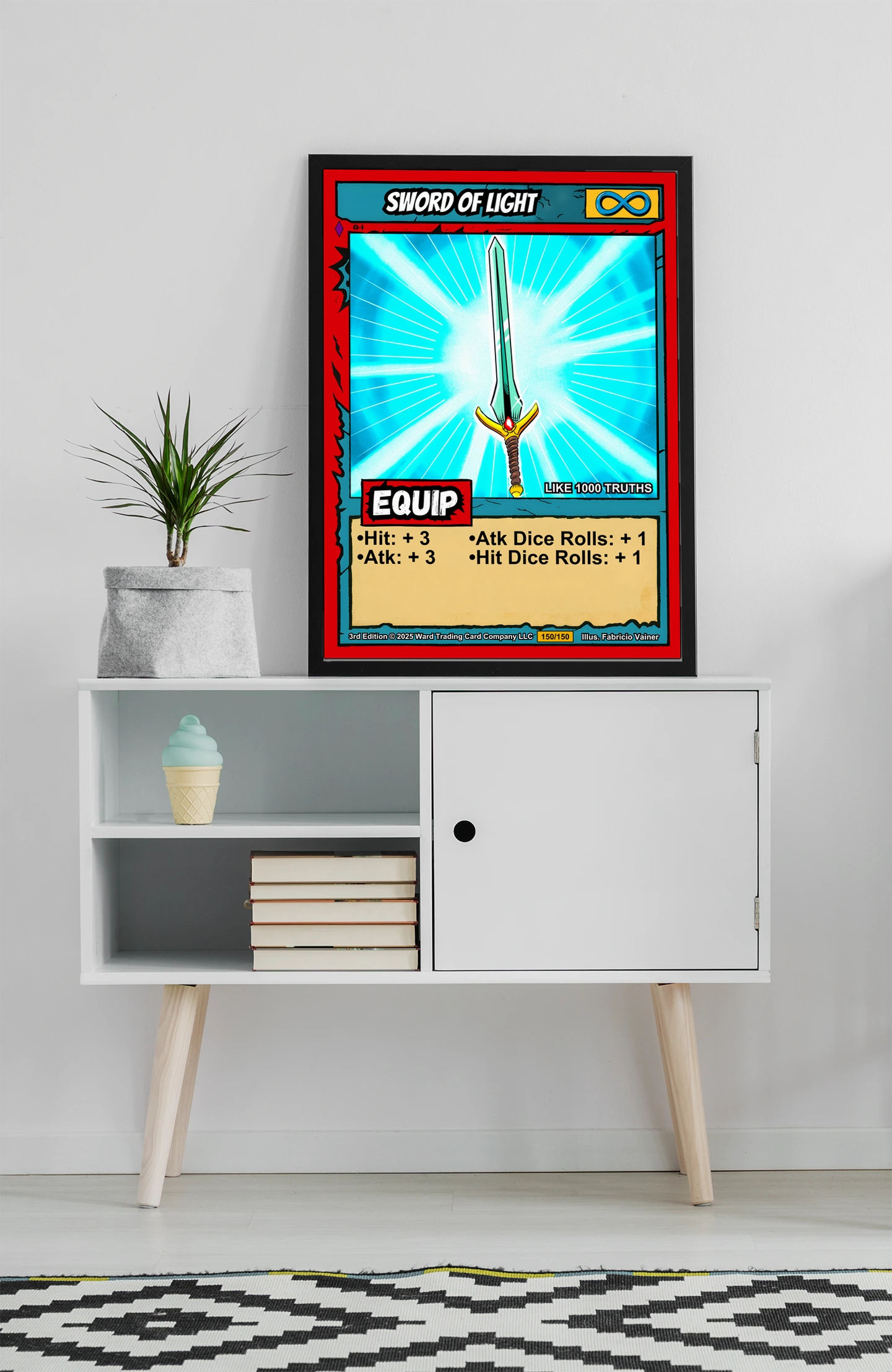 Sword Of Light Gallery Archival Print from Ward TCG - Image 3