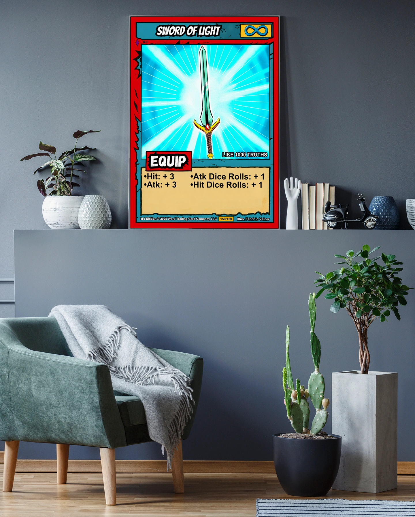 Sword Of Light Gallery Archival Print from Ward TCG - Image 4