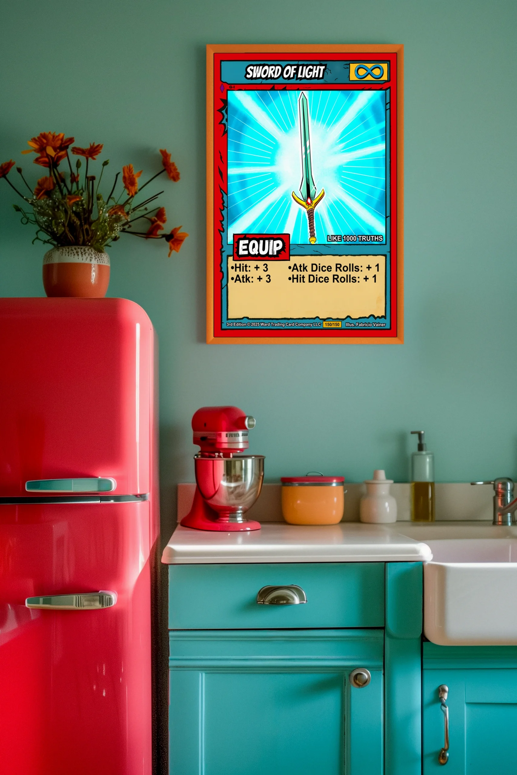 Sword Of Light Gallery Archival Print from Ward TCG - Image 5