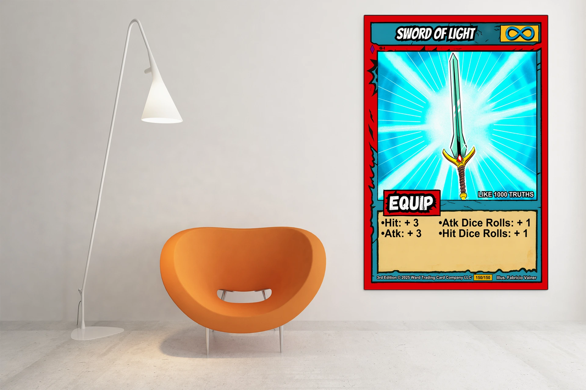 Sword Of Light Gallery Archival Print from Ward TCG