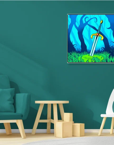 Sword Of The Grove Art Fine Art Canvas from Ward TCG