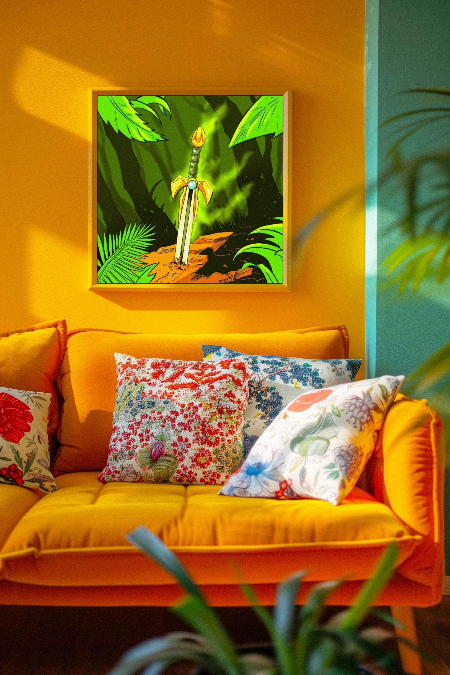 Sword Of The Jungle Art Fantasy Wall Art from Ward TCG - Image 4