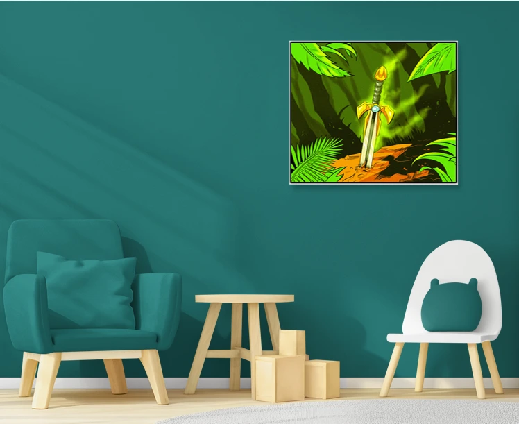 Sword Of The Jungle Art Fantasy Wall Art from Ward TCG - Image 5