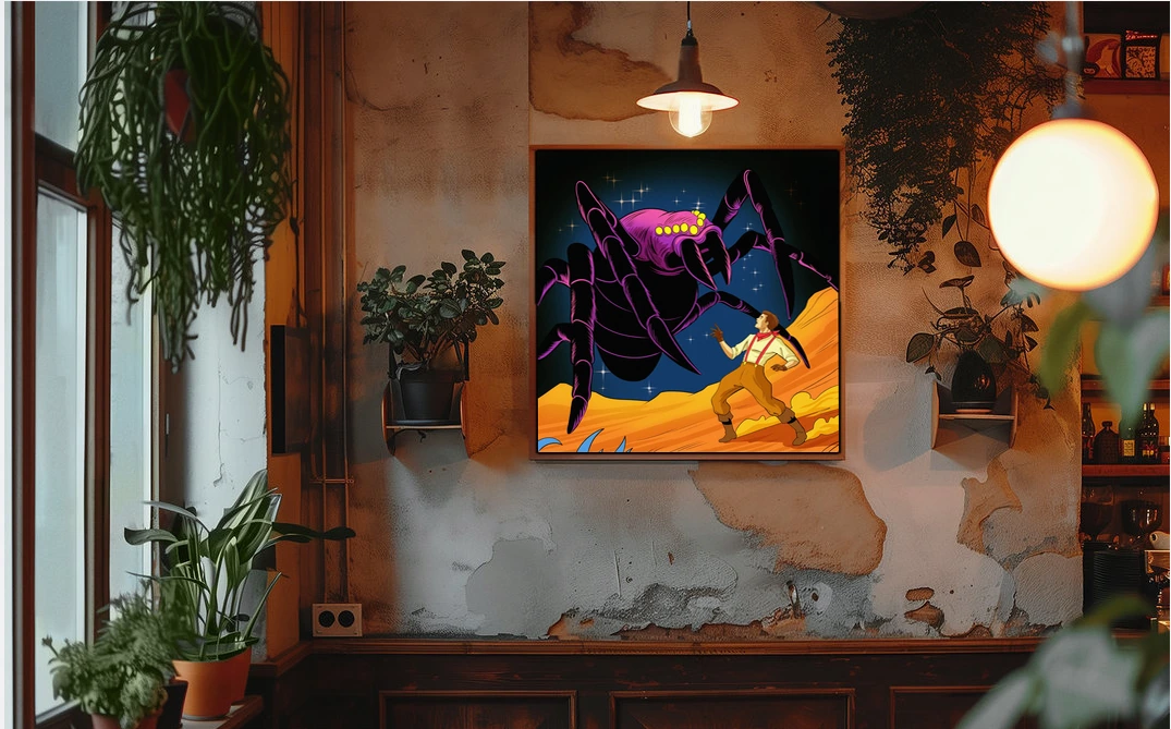 Tarantula Art Fantasy Wall Art from Ward TCG