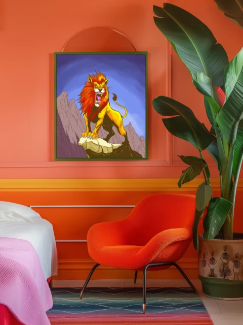 Terrifying Roar Art Fantasy Art Print from Ward TCG