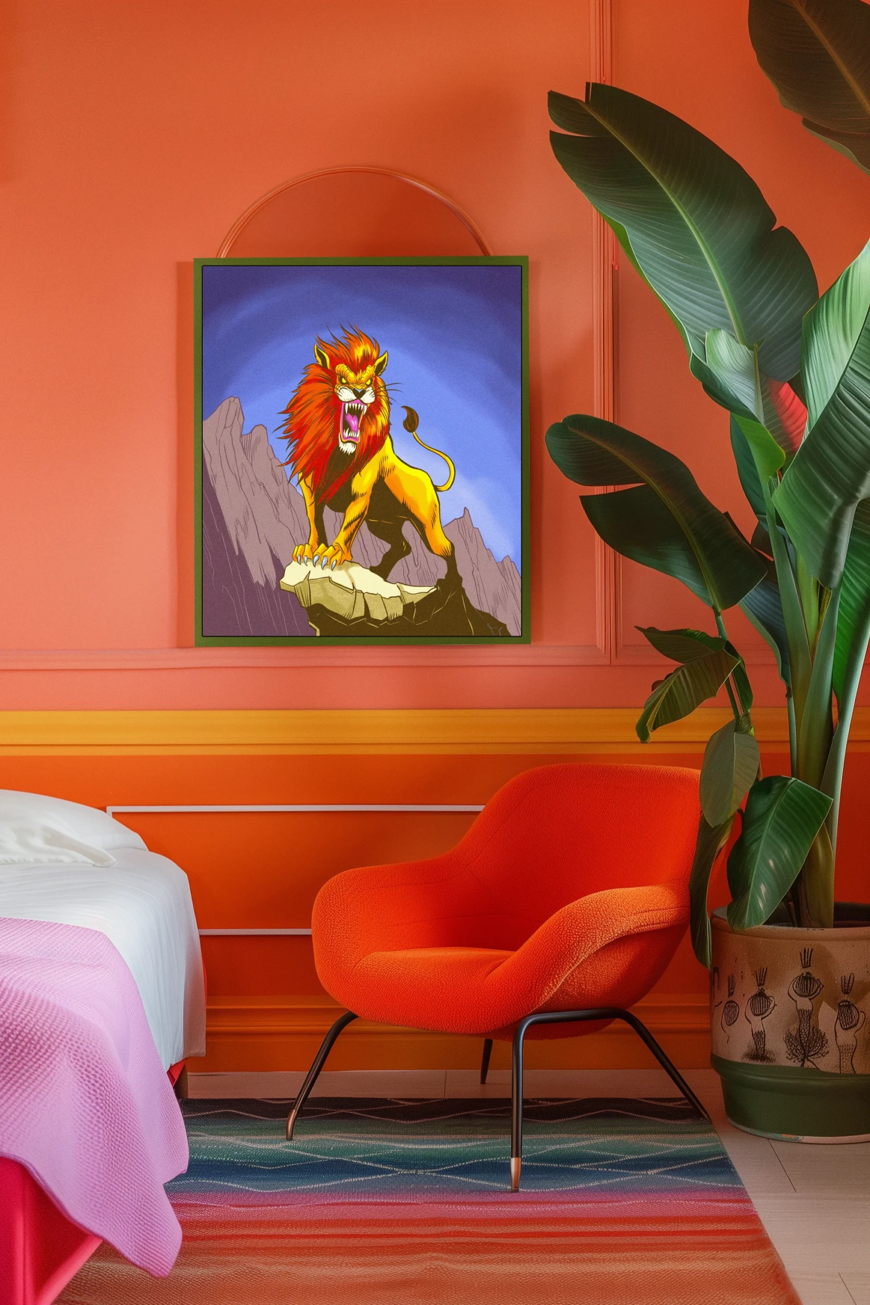 Terrifying Roar Art Fantasy Art Print from Ward TCG