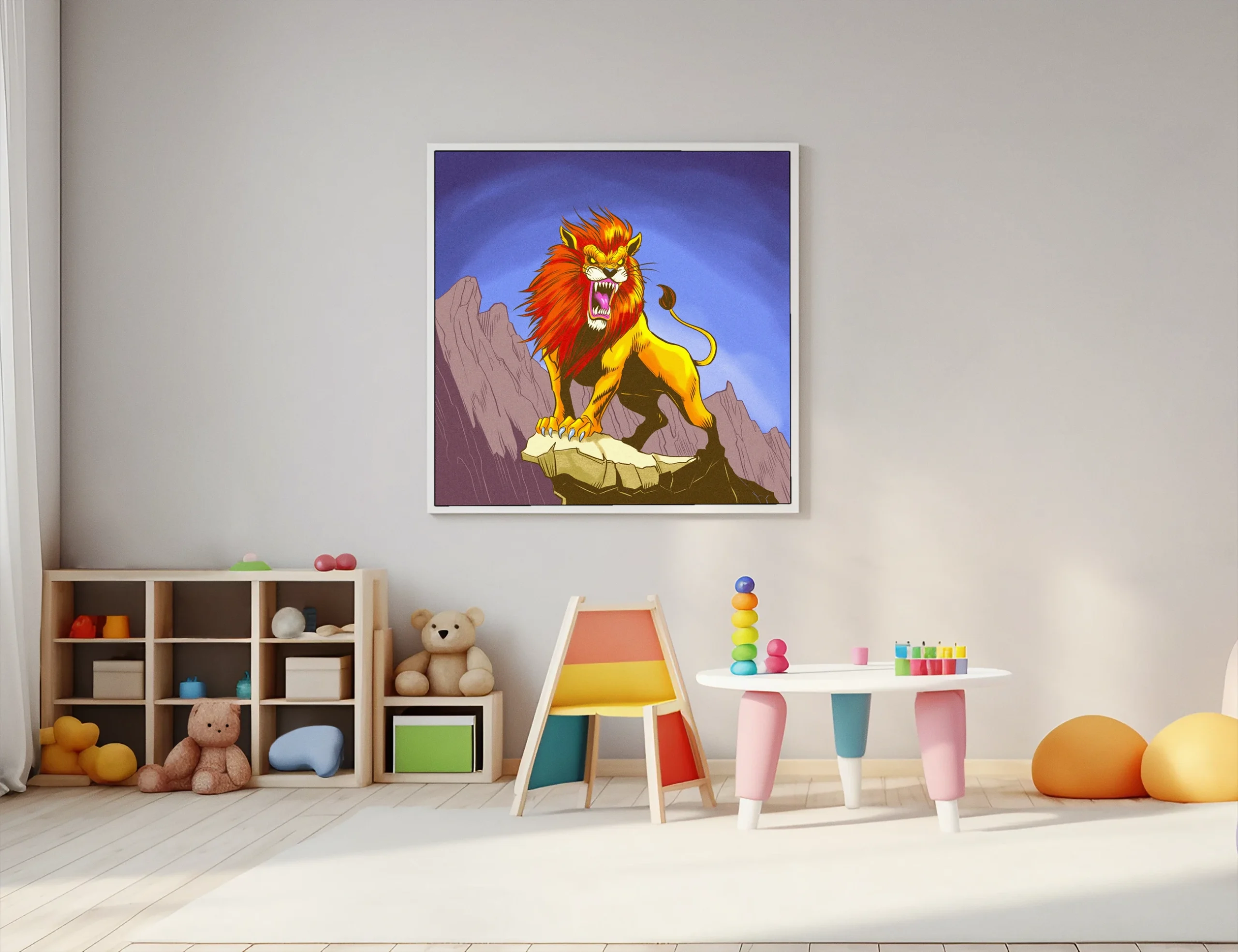 Terrifying Roar Art Fantasy Art Print from Ward TCG - Image 4