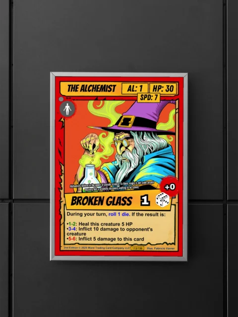 The Alchemist Fantasy Canvas Artwork from Ward TCG