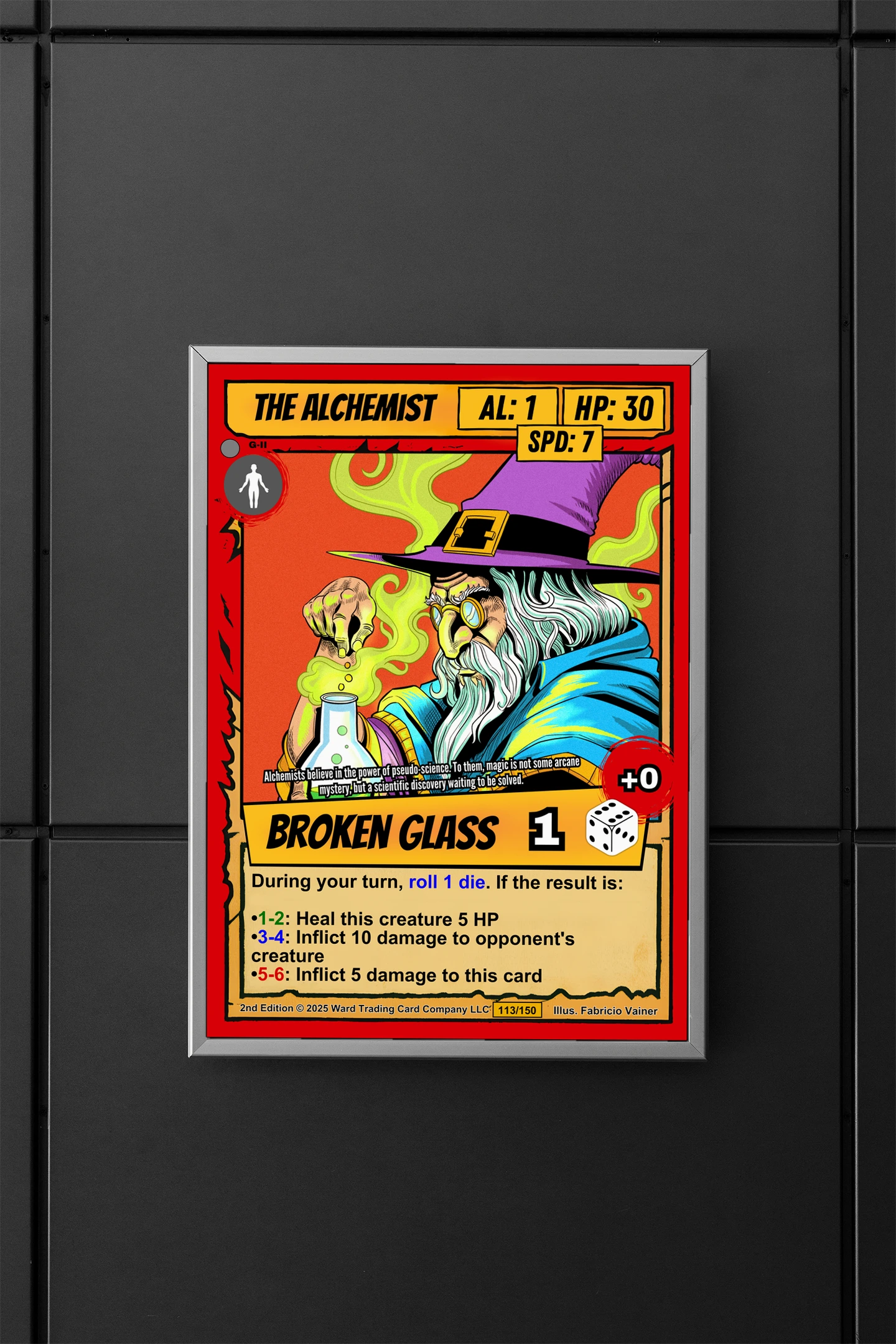 The Alchemist Fantasy Canvas Artwork from Ward TCG