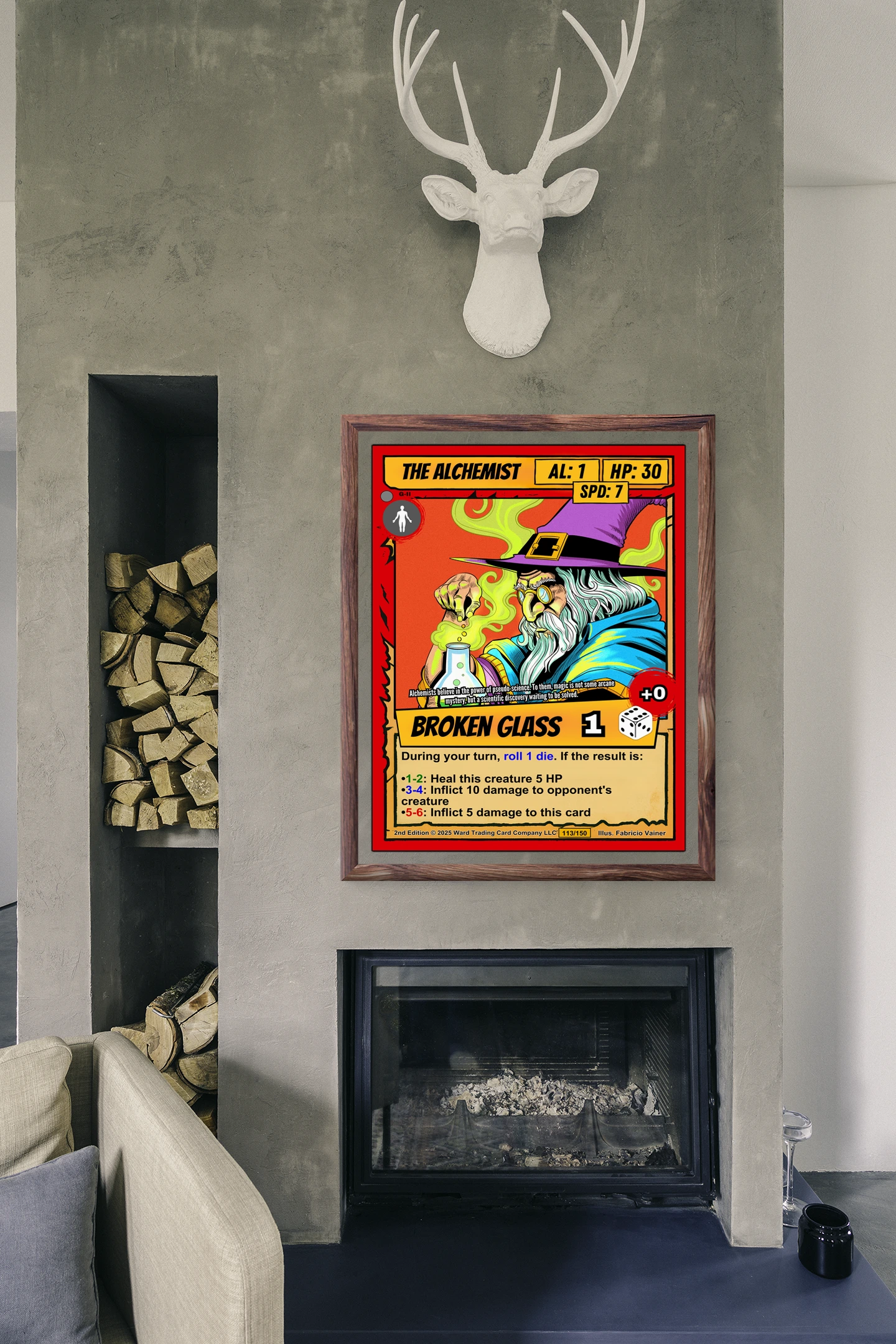 The Alchemist Fantasy Canvas Artwork from Ward TCG - Image 4