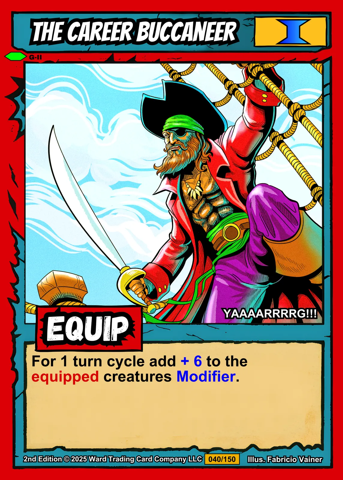 The Career Buccaneer Fine Art Canvas from Ward TCG - Image 2