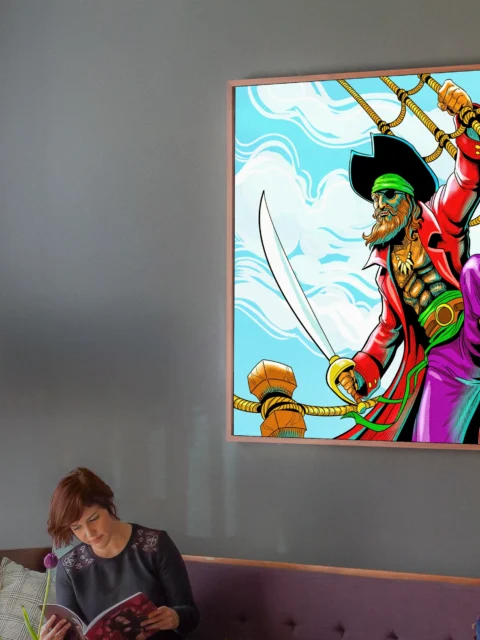 The Career Buccaneer Art Fine Art Canvas from Ward TCG