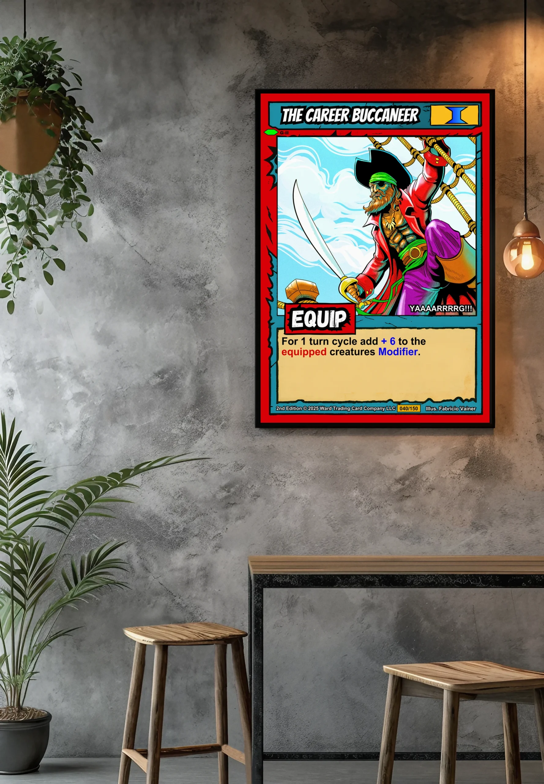 The Career Buccaneer Fine Art Canvas from Ward TCG - Image 3