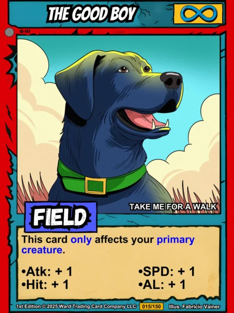 Alternative view of The Good Boy Fantasy Canvas Print from Ward TCG