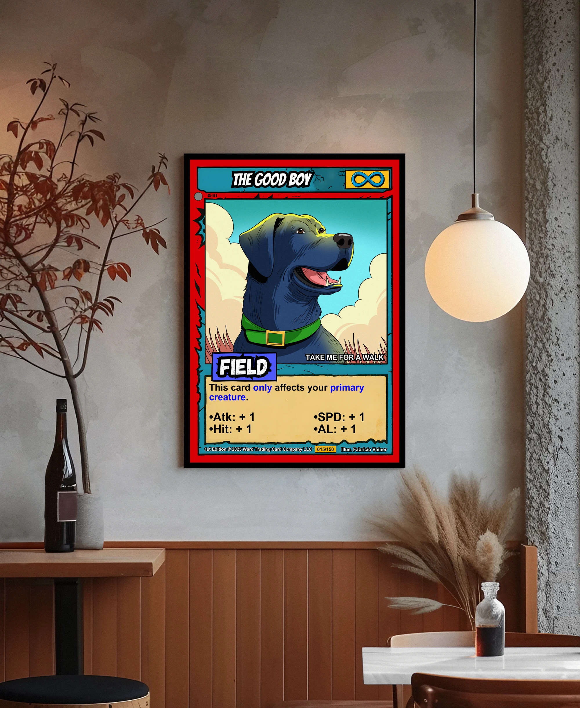 The Good Boy Fantasy Canvas Print from Ward TCG - Image 4