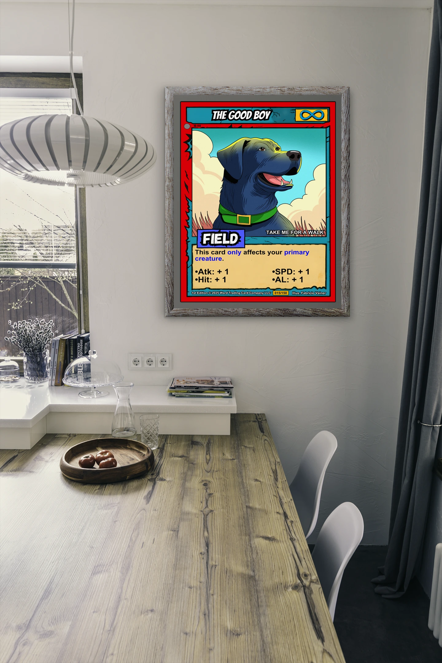 The Good Boy Fantasy Canvas Print from Ward TCG - Image 5