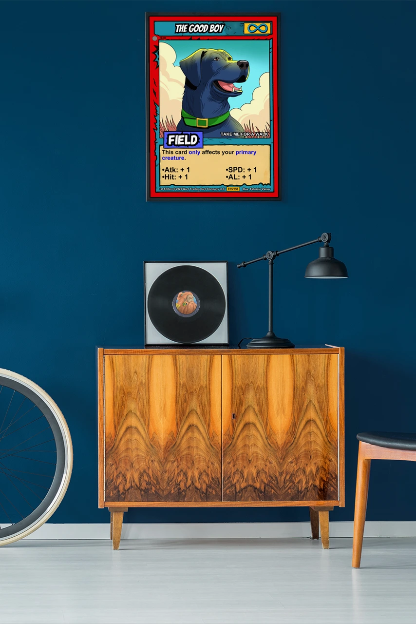 The Good Boy Fantasy Canvas Print from Ward TCG - Image 3