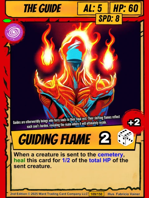 Alternative view of The Guide Canvas Art Print from Ward TCG