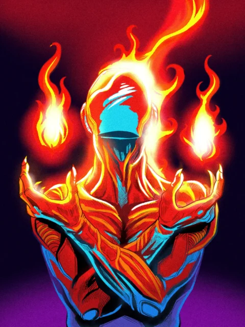 Alternative view of The Guide Art Canvas Art Print from Ward TCG