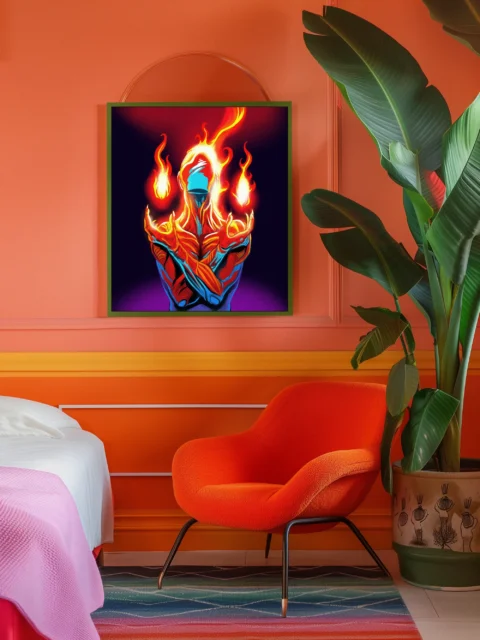 The Guide Art Canvas Art Print from Ward TCG