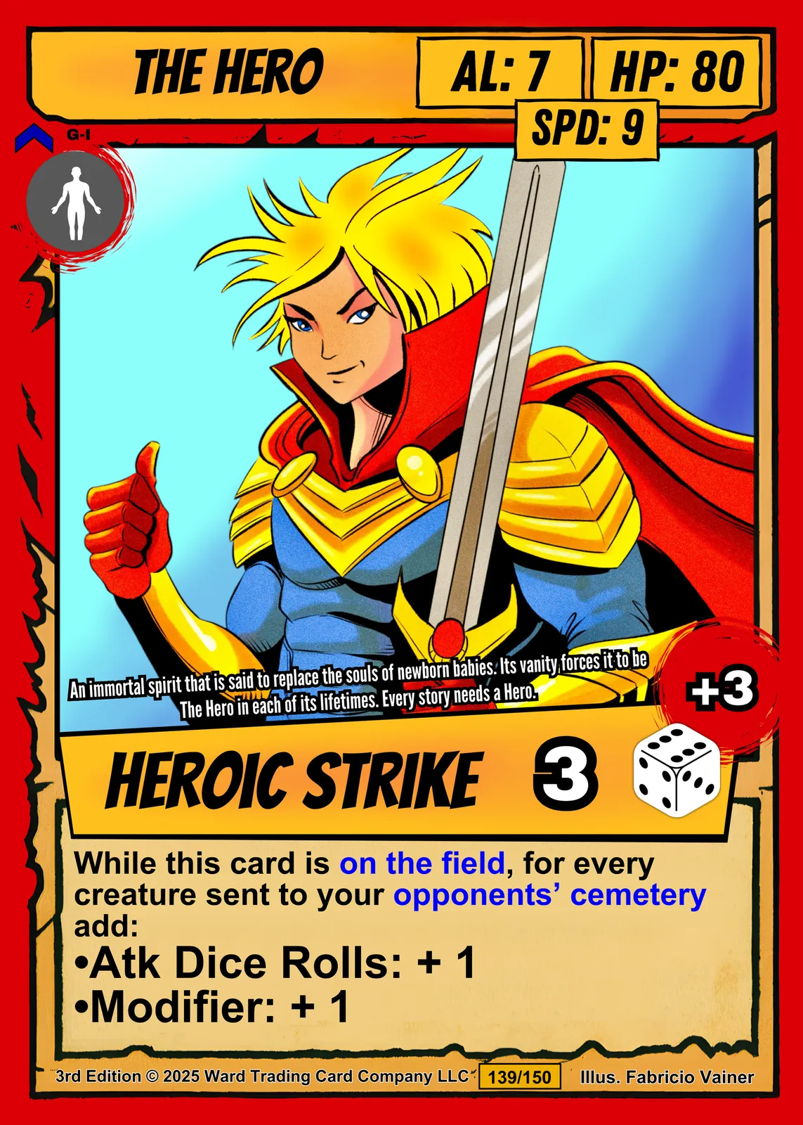 The Hero Fantasy Canvas Print from Ward TCG - Image 2