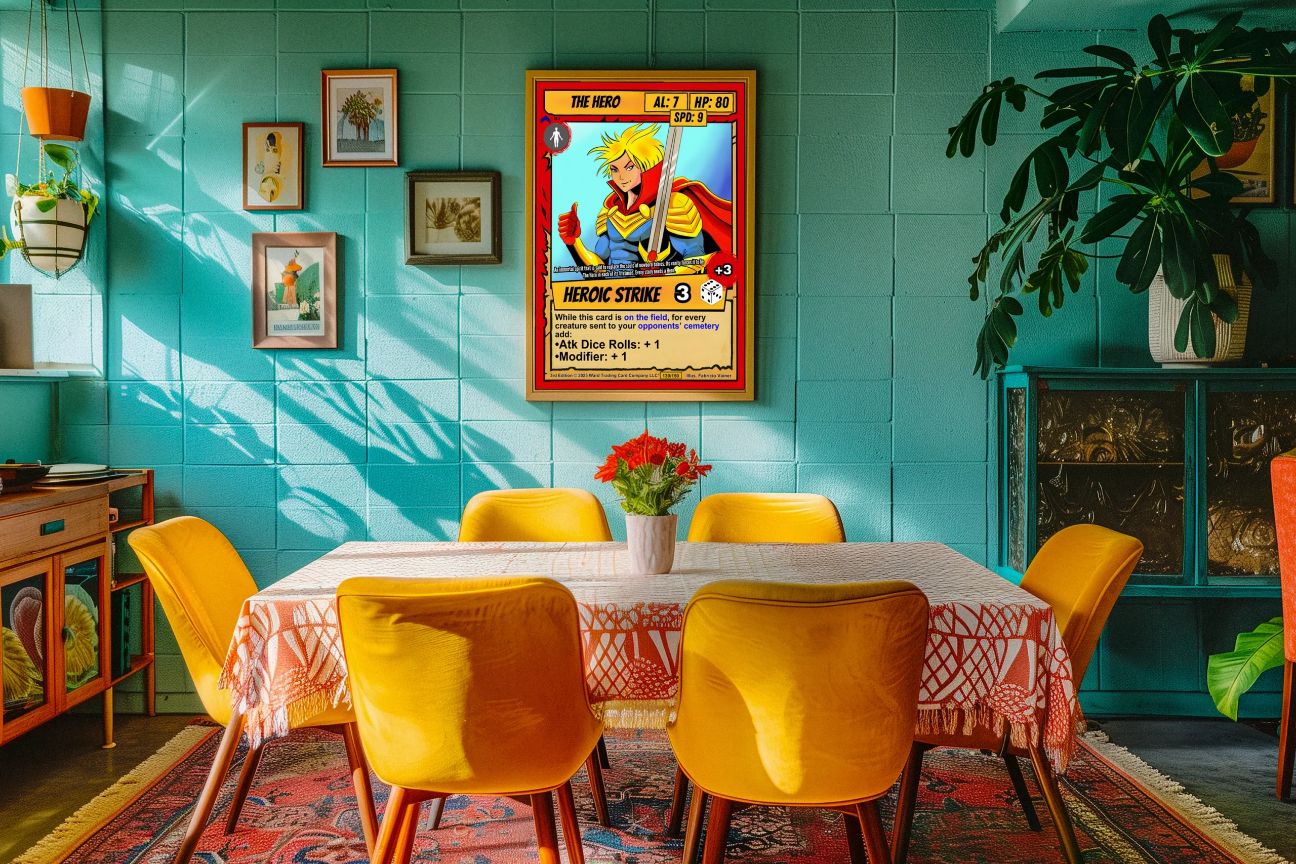 The Hero Fantasy Canvas Print from Ward TCG - Image 5