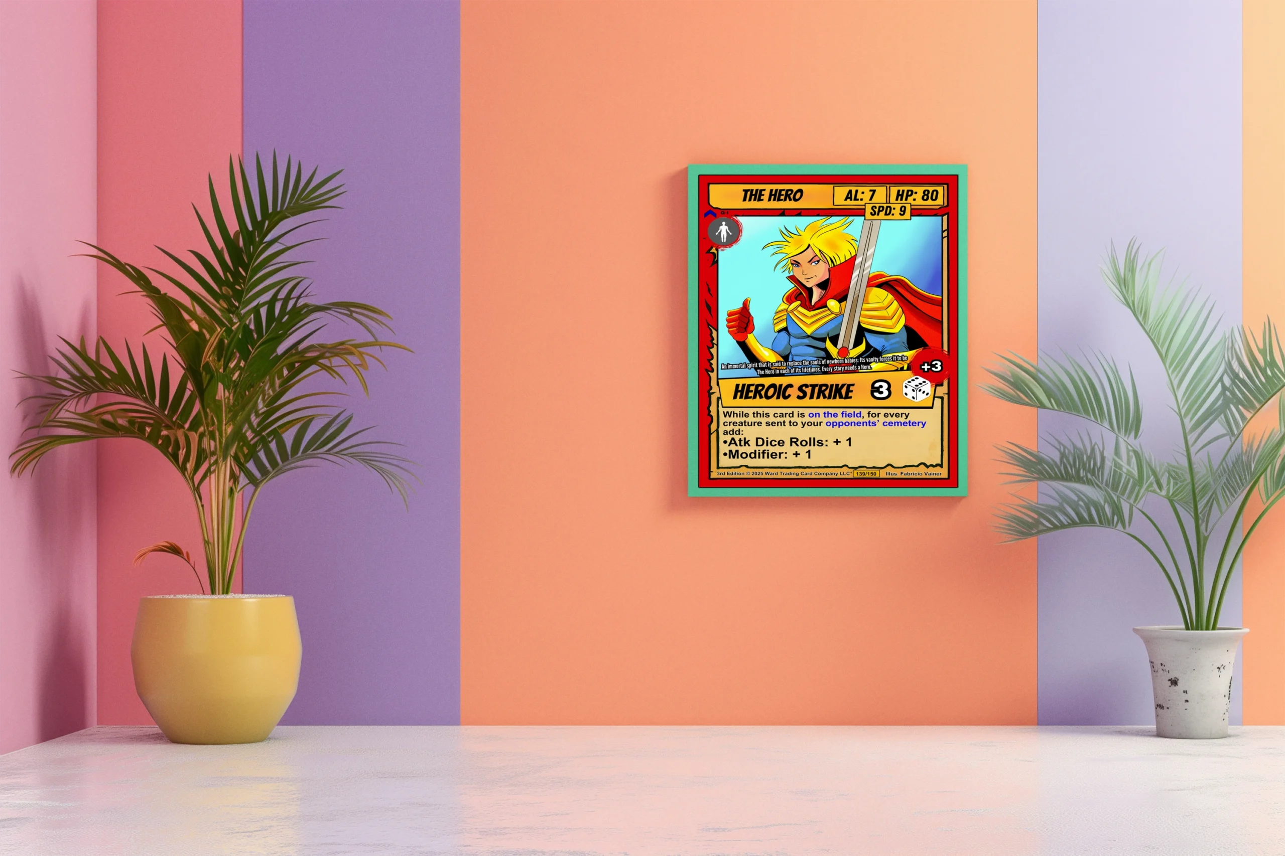 The Hero Fantasy Canvas Print from Ward TCG