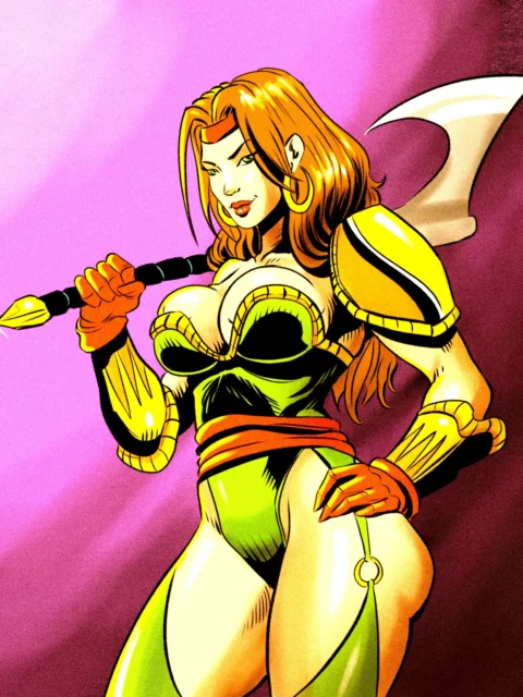 Alternative view of The Heroine Art Gallery Canvas Print from Ward TCG