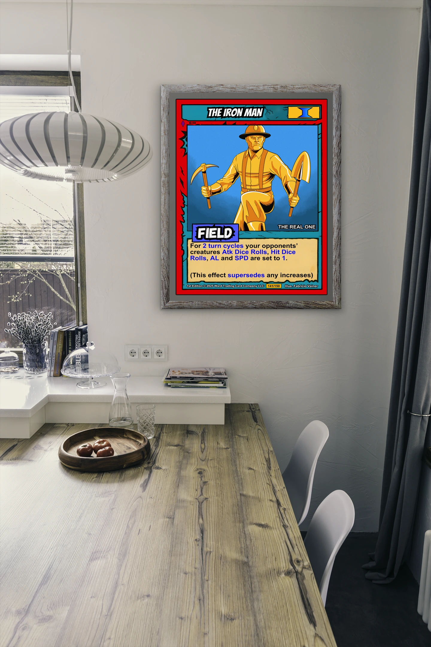 The Iron Man Fantasy Canvas Artwork from Ward TCG - Image 4